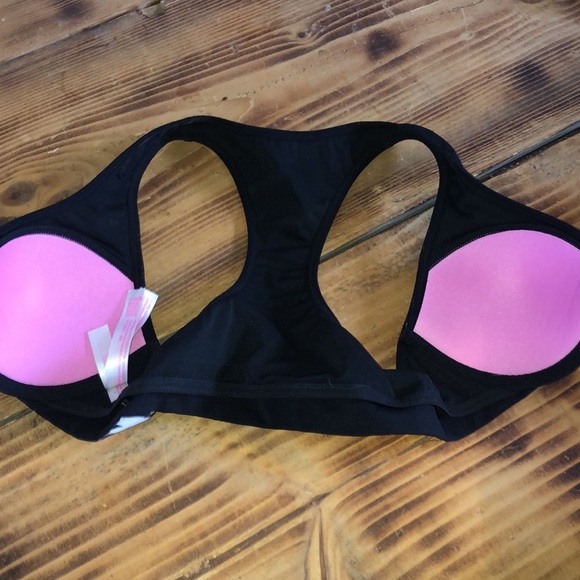 Victoria’s Secret pink bra front clip bra size 32C vented padded sports … - Picture 3 of 6